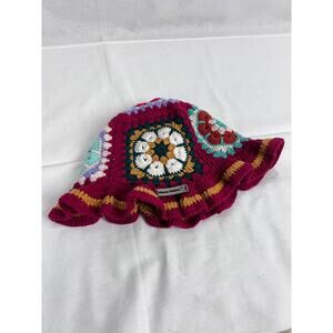 Vintage Multicolor Crochet Hat